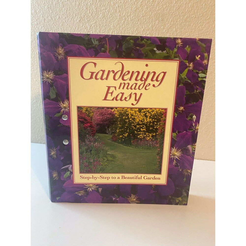 Incomplete Gardening Made Easy Step By Step Hardcover Binder Book